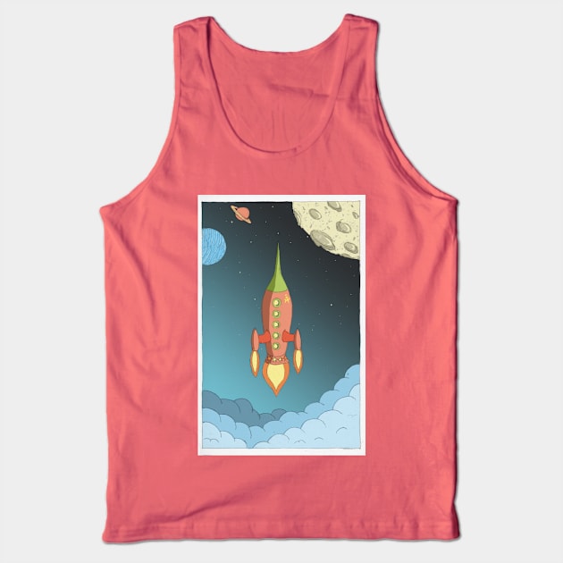 Wanderlust in space Tank Top by LeahHa